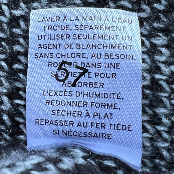 BP black & white checkered plaid patterned knee length long sleeve soft cardigan - Picture 6 of 12